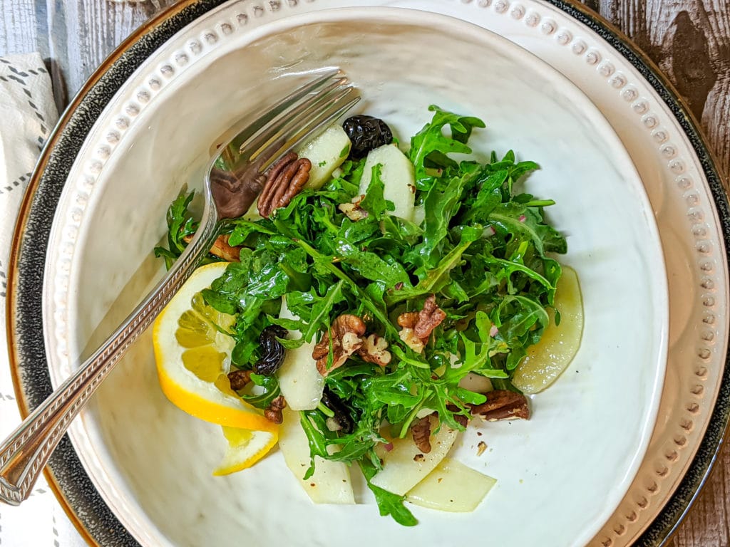 pear and arugula salad