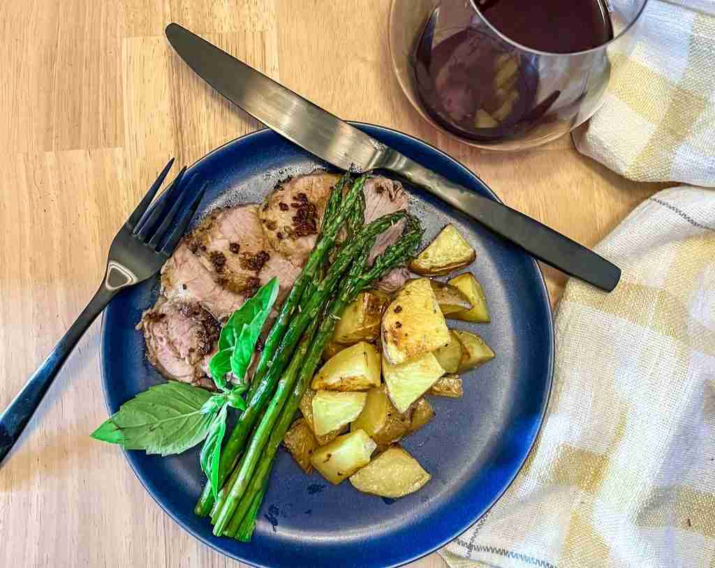 pinot noir roasted pork