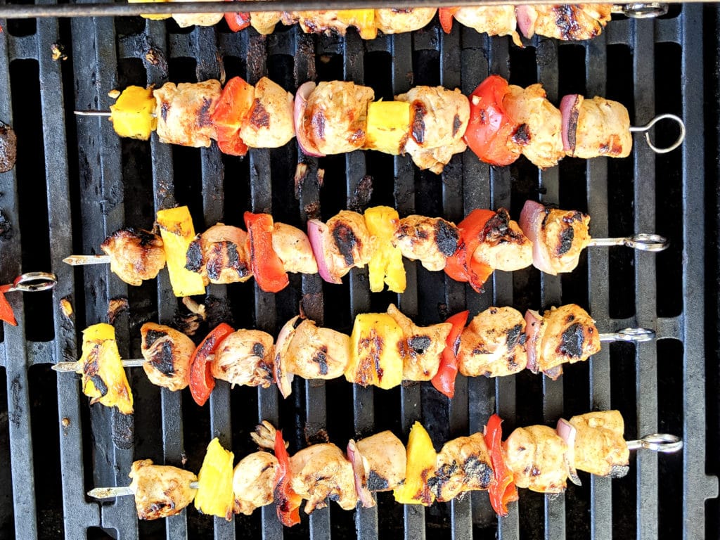 A grill filled with lots of food