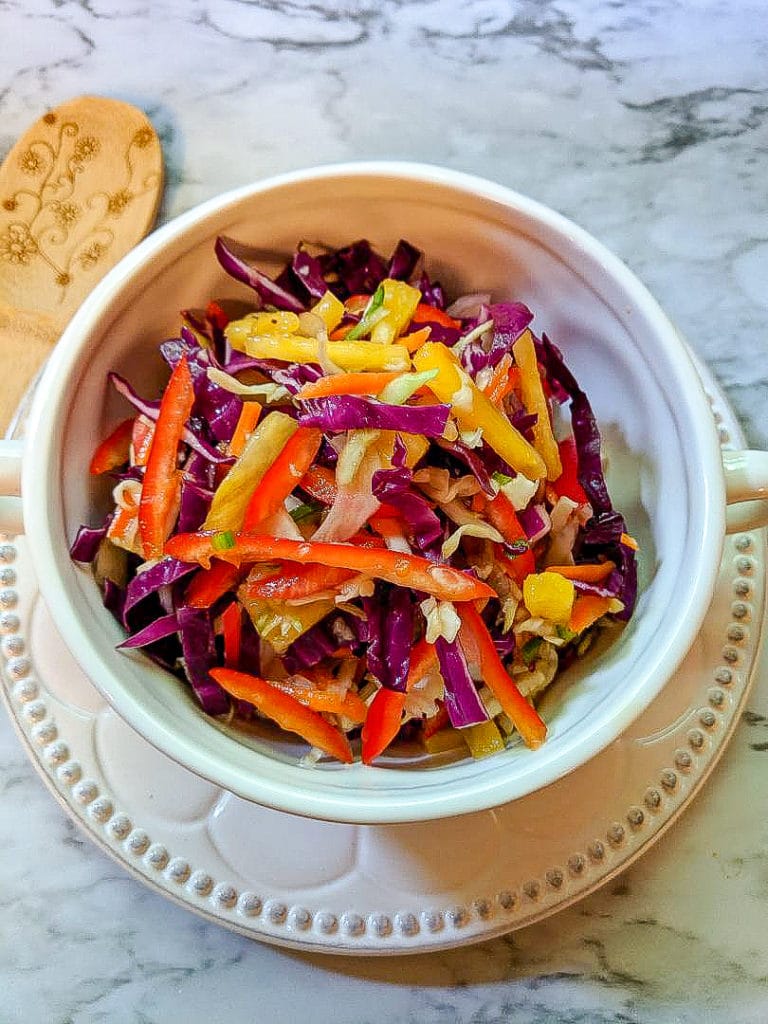 Fresh Pineapple Slaw