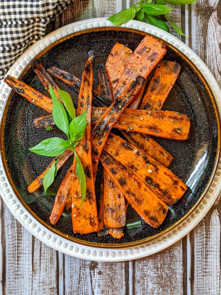 Grilled carrots