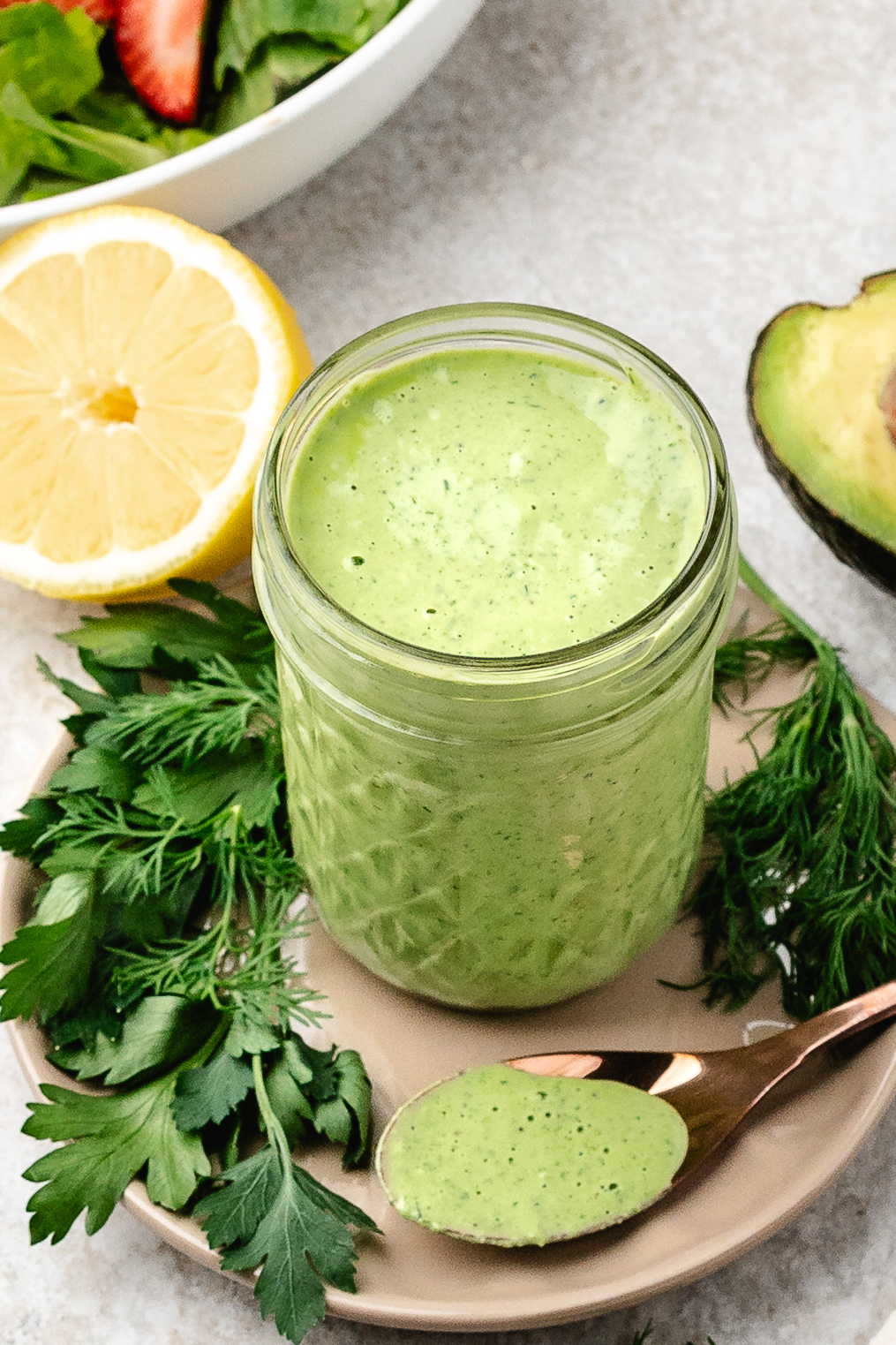 Avocado Green Goddess Dressing